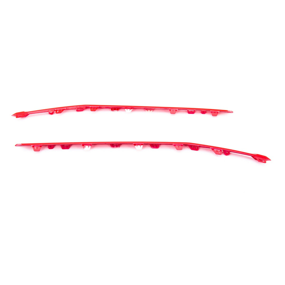 Kühlergrill Akzente langes Set Rot passend für VW T6.1 Transporter Multivan 19-24