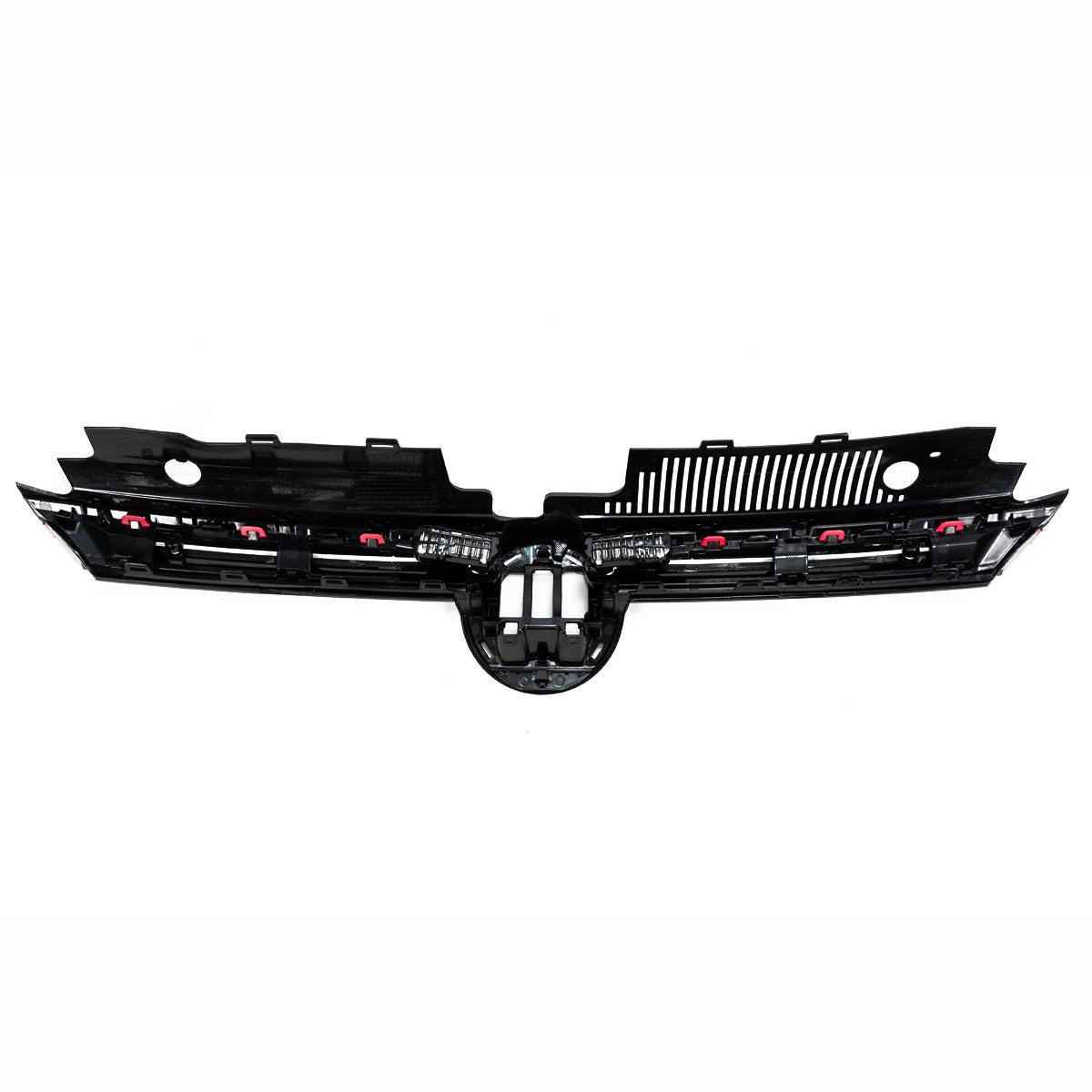 Kühlergrill mit LED Tagfahrlicht Rotem Streifen passend für VW Golf 8 2019-2024