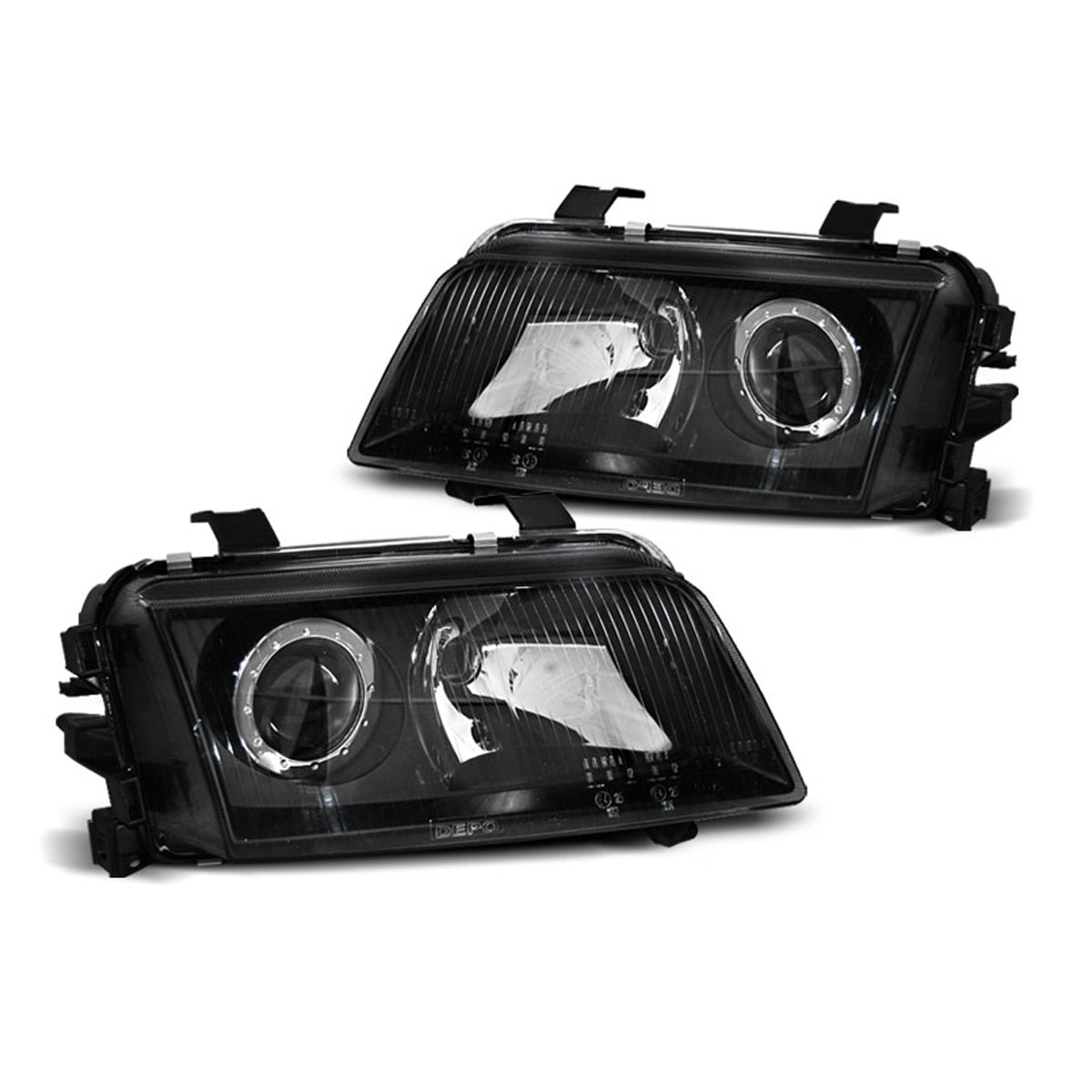 Scheinwerfer Schwarz passend für Audi A4 11.94-12.98