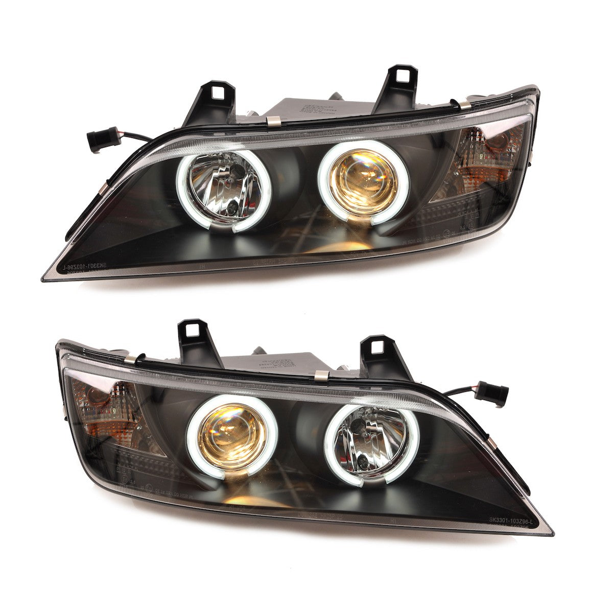 Scheinwerfer Halogen Schwarz CCFL passend für BMW Z3 (E36) 1996-2002
