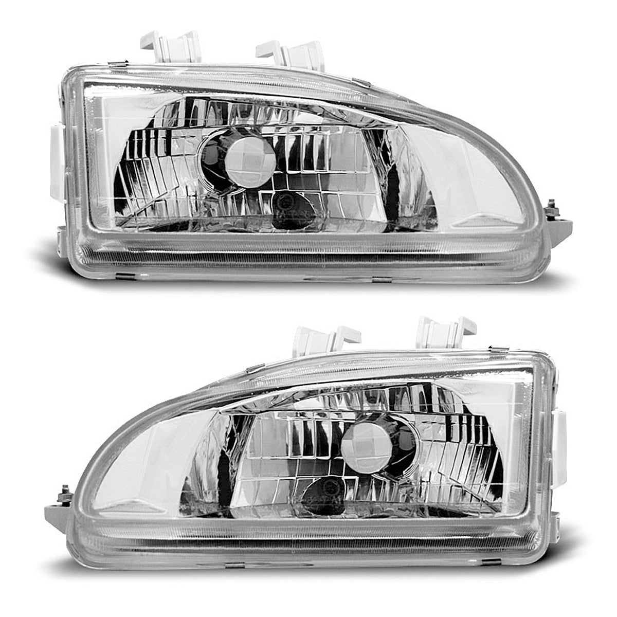 Scheinwerfer passend für Honda Civic 09.91-08.95 2D/3D Chrom