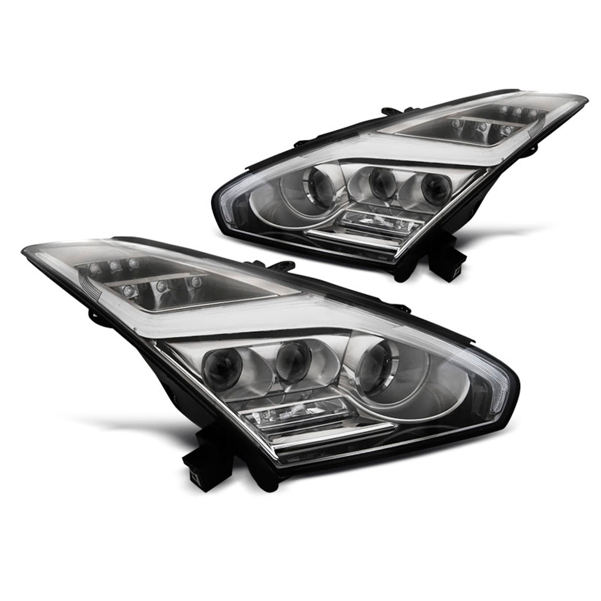 Scheinwerfer passend für Nissan GT-R 08-11.13 LED Chrom
