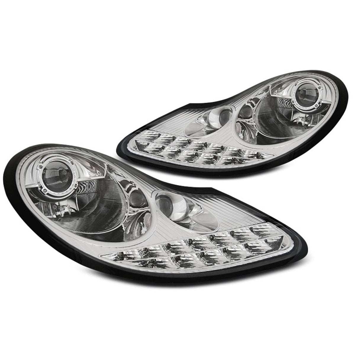 Scheinwerfer Daylight Chrom passend für Porsche Boxster 96-04 /911 996