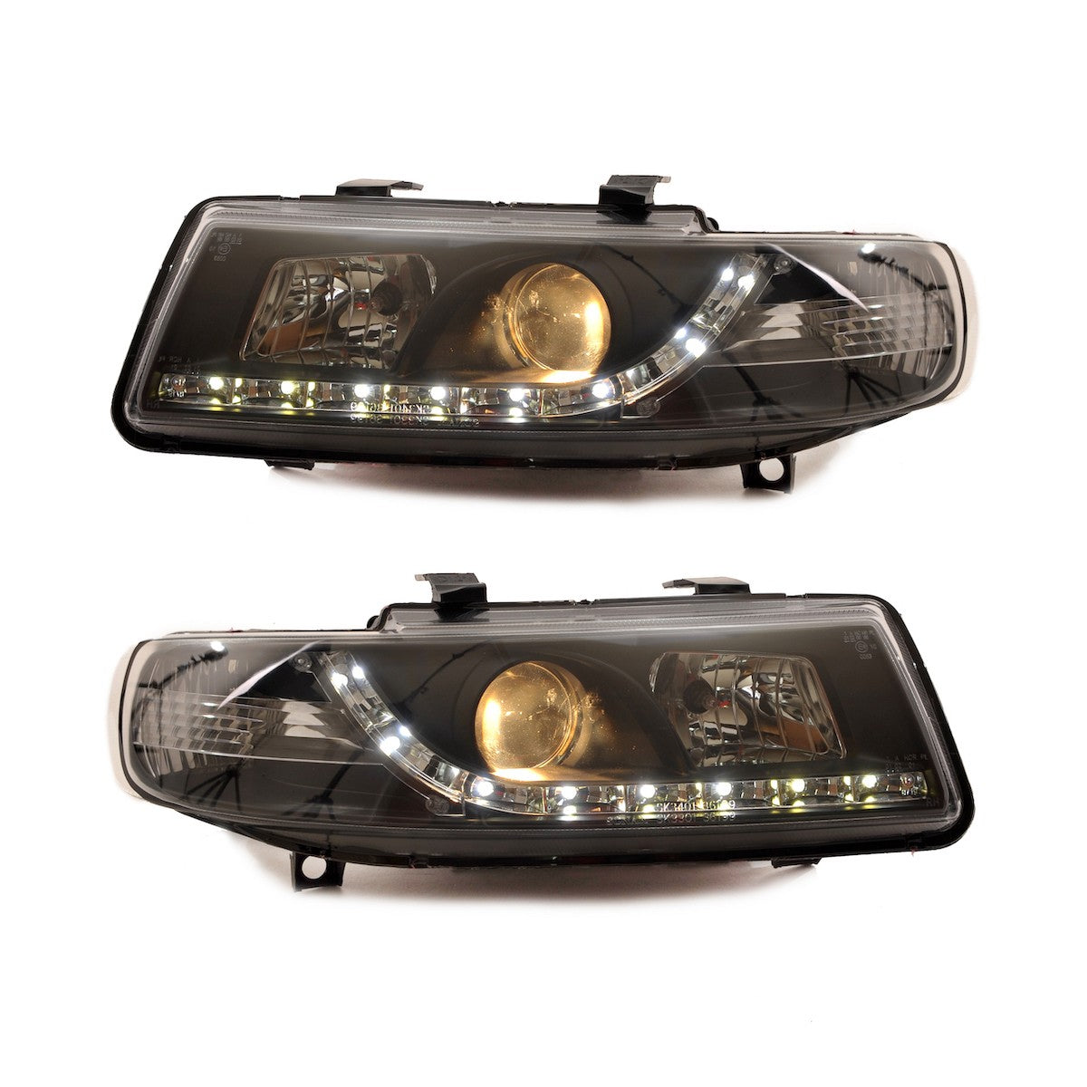 Scheinwerfer Halogen Schwarz passend für SEAT Leon 1M1 Toledo 1M2 1999-2005