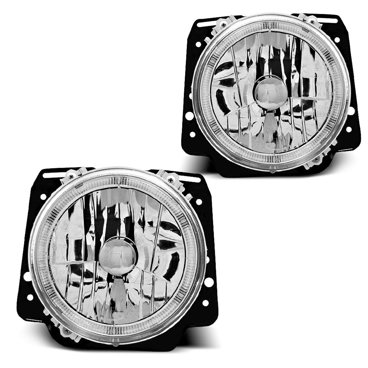 Scheinwerfer Angel Eyes Chrom passend für VW Golf II 2 08.83-08.91