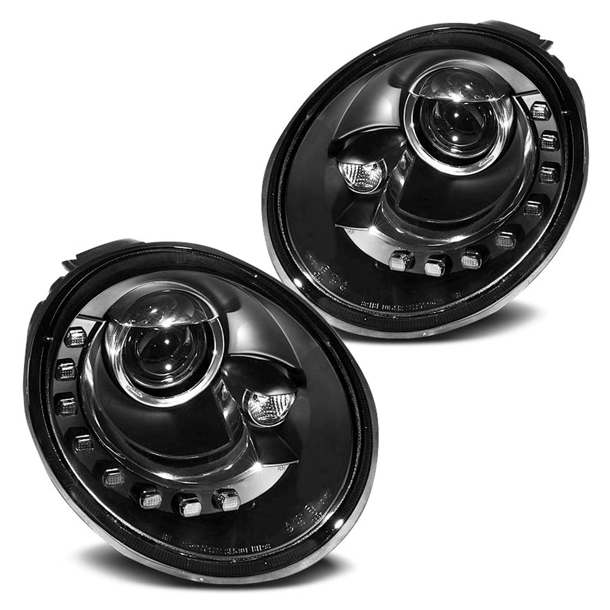 Scheinwerfer Tagfahrlicht Schwarz passend für VW New Beetle 10.98-05.05