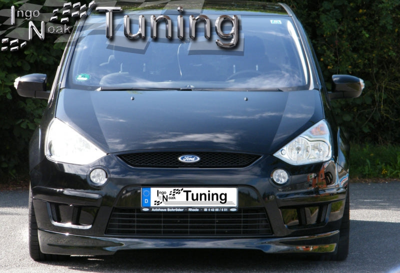 Frontspoiler ABS Ford S-Max Bj.:2006-2010 Schwarz Glanz