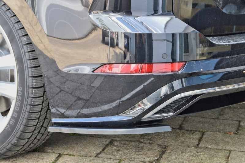 Heckansatz Seitenteile ABS Volkswagen Touran Typ 5T, R-Line Schwarz Matt