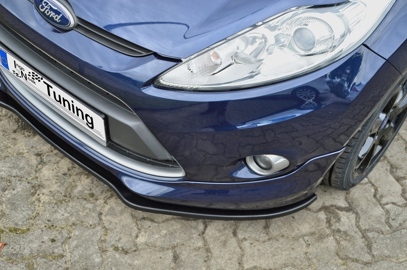 CUP Frontspoilerlippe ABS Ford Fiesta, Sport, JA8, MK7 Schwarz Matt