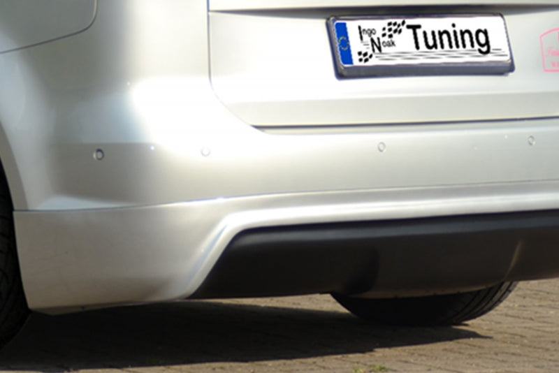 Heckansatz R-Look Volkswagen Touran Facelift Typ 1T, GP2 Schwarz Matt