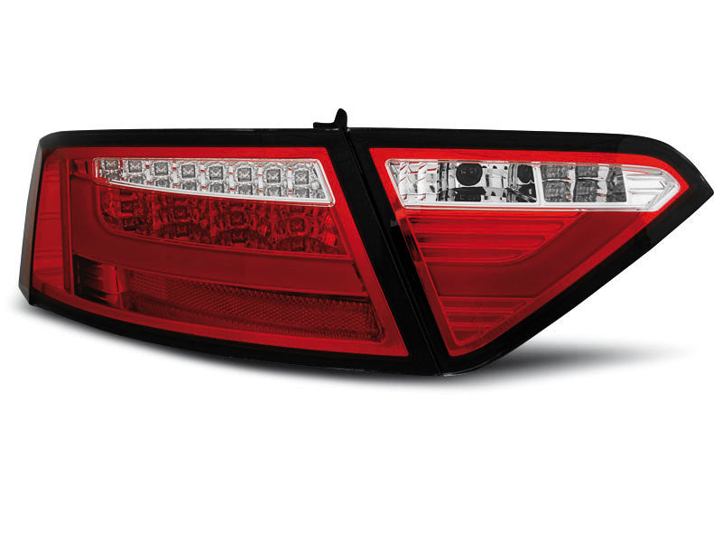 Tuning-Tec LED Lightbar Rückleuchten für Audi A5 07-11 rot/klar