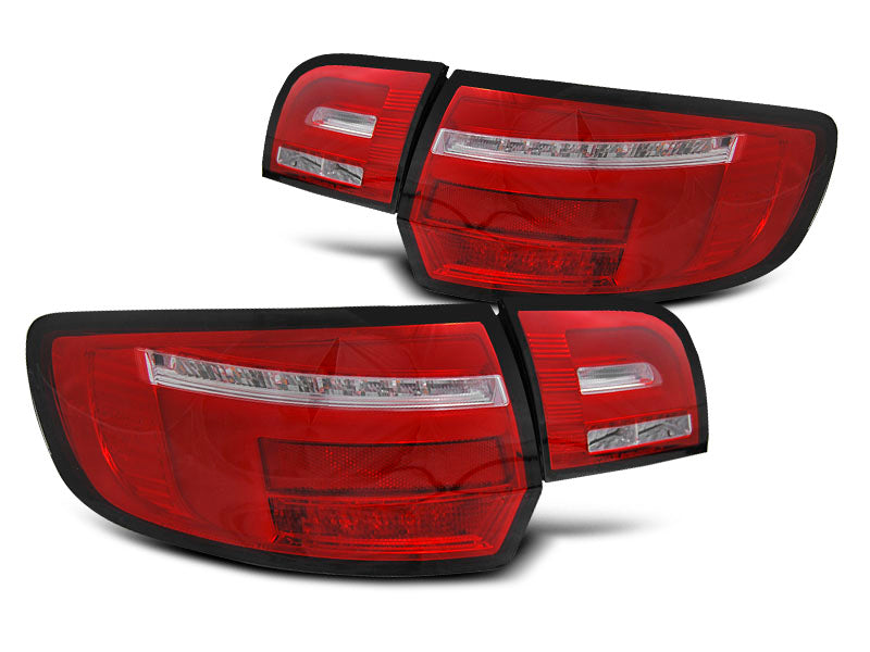 Tuning-Tec Voll LED Lightbar Rückleuchten für Audi A3 8P Sportback 08-12 rot mit dynamischem Blinker