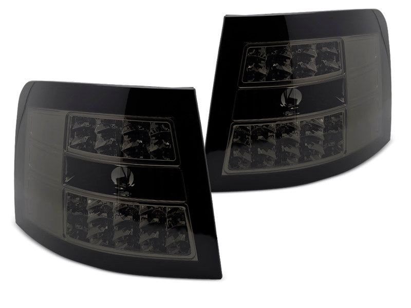 Tuning-Tec LED Rückleuchten für Audi A6 4B (C5) Avant 97-04 schwarz/rauch mit LED Blinker