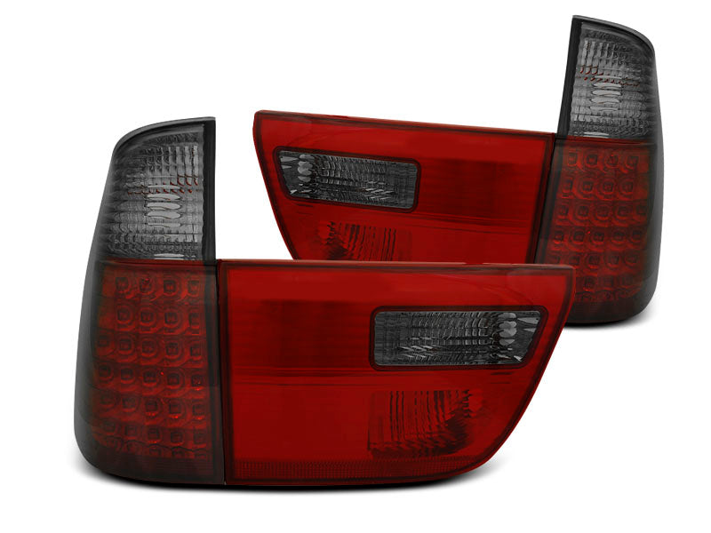 Tuning-Tec LED Rückleuchten für BMW X5 E53 99-06 rot/rauch