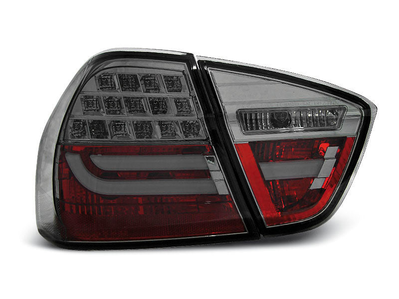 Tuning-Tec LED Lightbar Rückleuchten für BMW 3er E90 05-08 rauch mit LED Blinker