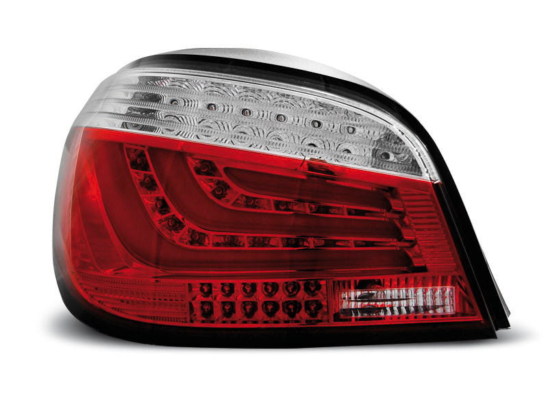 Tuning-Tec LED Lightbar Rückleuchten für BMW 5er E60 LCI Limousine 07-10 rot/klar