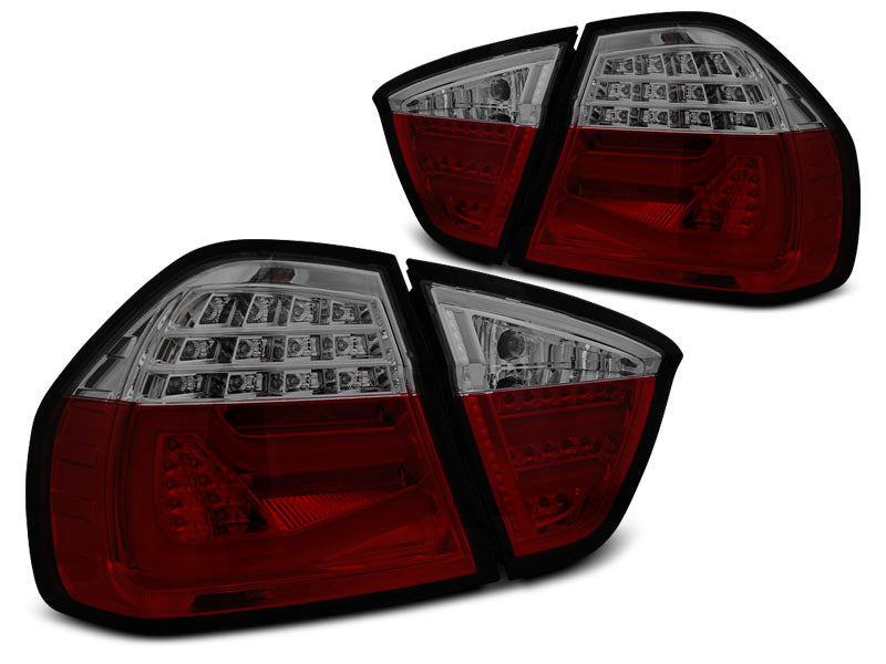 Tuning-Tec LED Lightbar Rückleuchten für BMW 3er E90 05-08 rot/rauch