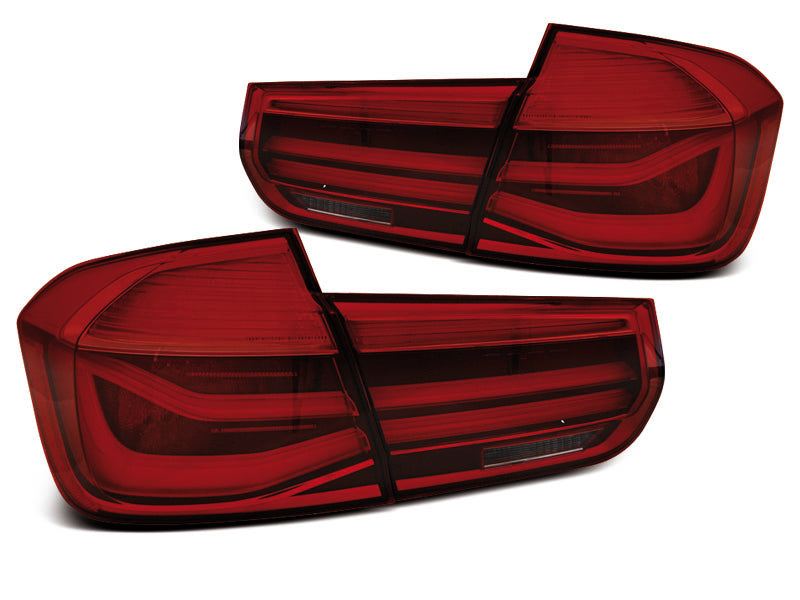 Tuning-Tec LED Lightbar Rückleuchten für BMW 3er F30 Limousine 11-15 rot