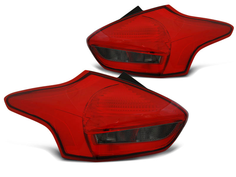 Tuning-Tec LED Lightbar Rückleuchten für Ford Focus MK3 15-18 rot/rauch