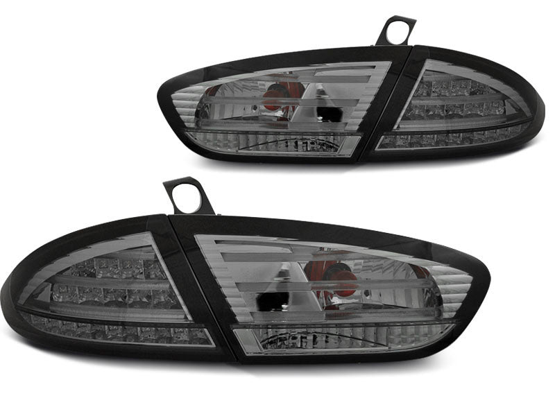 Tuning-Tec LED Rückleuchten für Seat Leon 1P Facelift 09-12 chrom/rauch