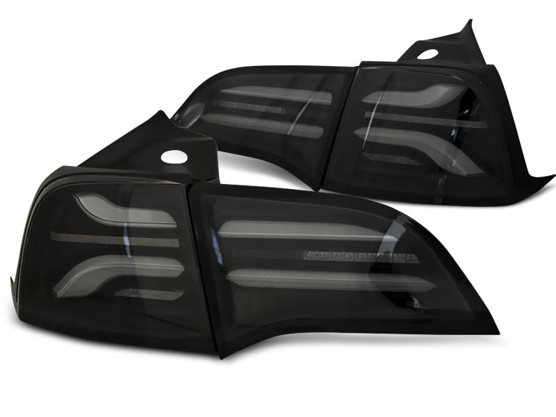 Tuning-Tec Voll LED Rückleuchten für Tesla Model 3 / Model Y ab 2017 schwarz/rauch