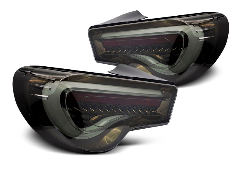 Tuning-Tec LED Lightbar Rückleuchten für Toyota GT86 12-21 rauch mit dyn. Blinker