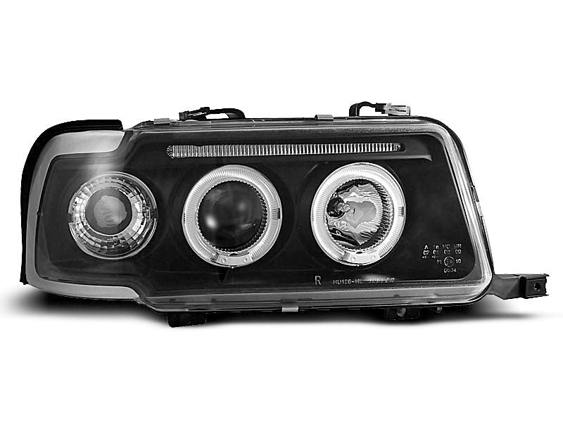 Tuning-Tec Angel Eyes Scheinwerfer für Audi 80 B4 91-96 schwarz