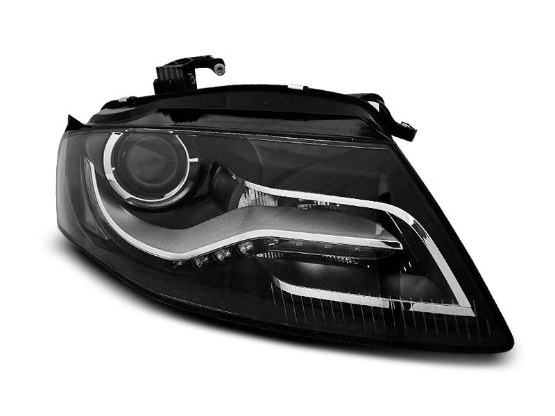 Tuning-Tec LED Tagfahrlicht Scheinwerfer für Audi A4 B8 08-11 schwarz