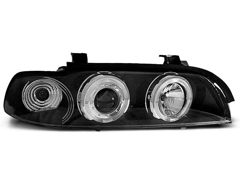 Tuning-Tec LED Angel Eyes Scheinwerfer für BMW 5er E39 95-03 schwarz