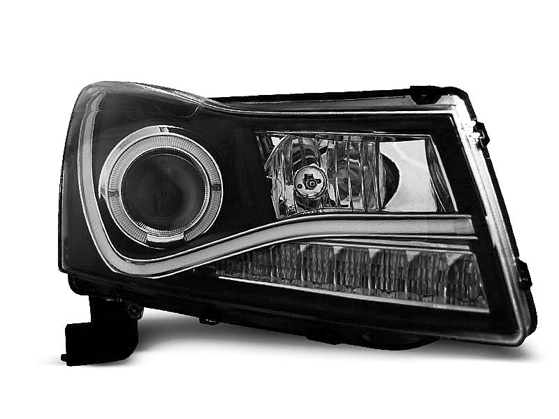 Tuning-Tec LED Tagfahrlicht Scheinwerfer für Chevrolet Cruze 09-12 schwarz