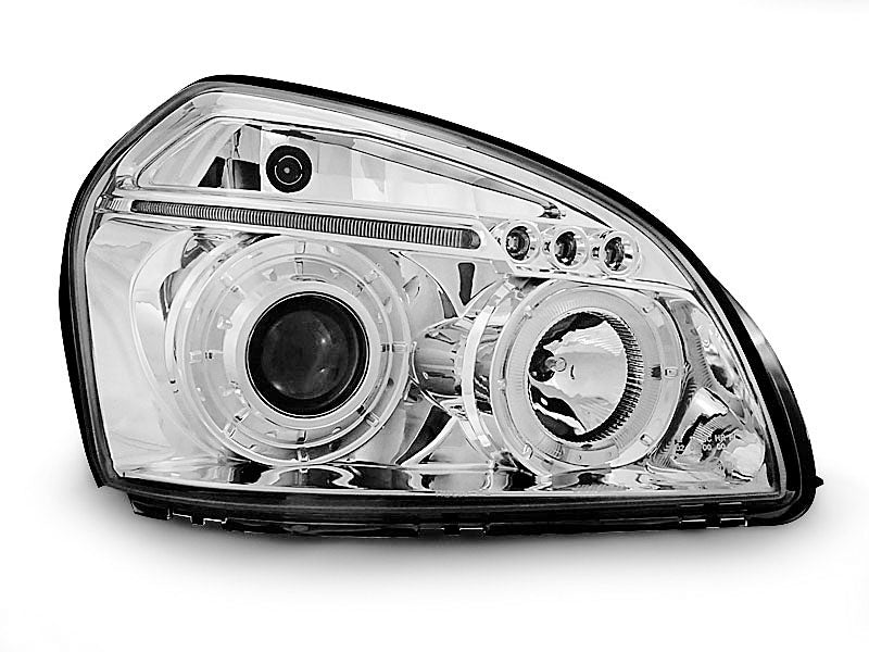 Tuning-Tec LED Angel Eyes Scheinwerfer für Hyundai Tucson 04-10 chrom