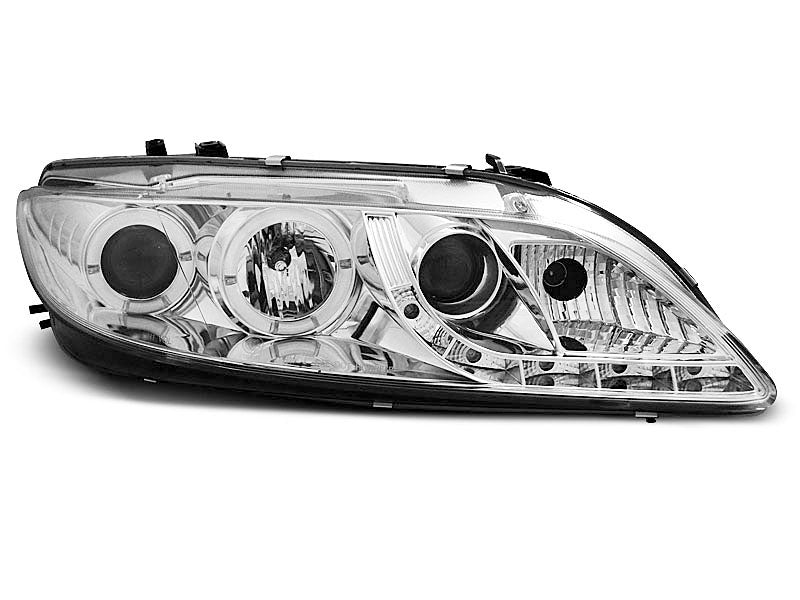 Tuning-Tec LED Tagfahrlicht Scheinwerfer für Mazda 6 02-07 chrom