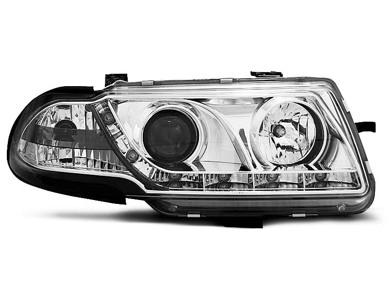 Tuning-Tec LED Tagfahrlicht Scheinwerfer für Opel Astra F 91-94 chrom