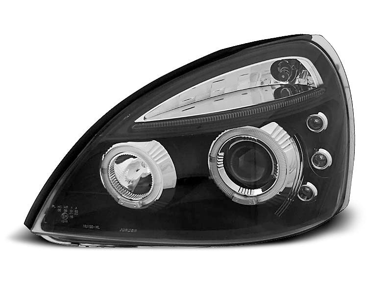 Tuning-Tec LED Angel Eyes Scheinwerfer für Renault Clio 2 01-05 schwarz