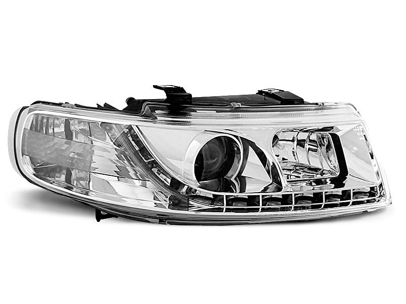 Tuning-Tec LED Tagfahrlicht Scheinwerfer für Seat Leon 1M / Toledo 99-04 chrom