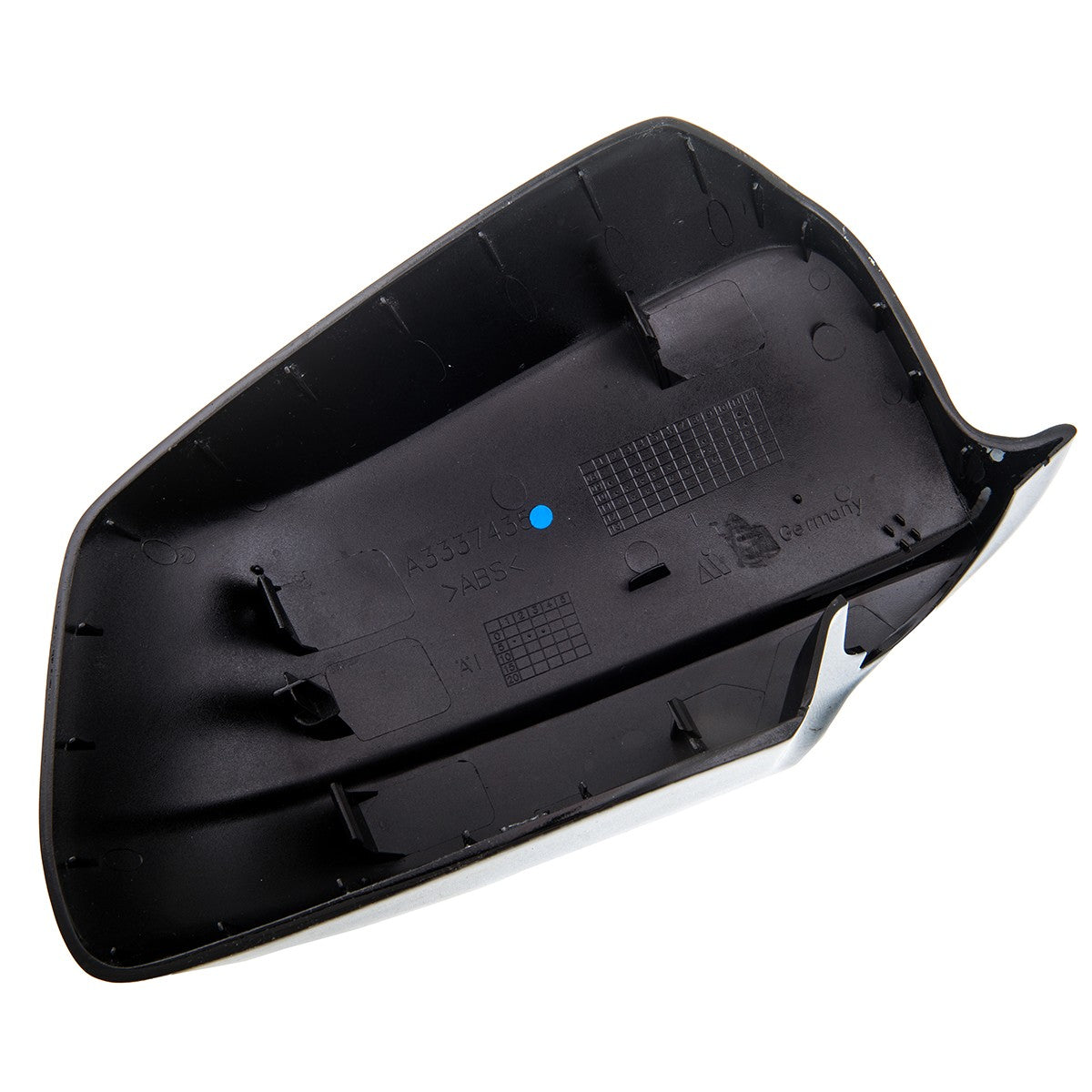 Seiten Spiegelabdeckungen Carbon-Optik Set passend für BMW 5er F10 F11 F07 2010-2013