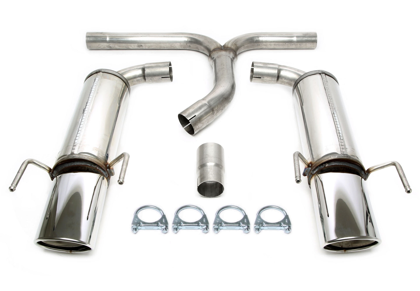 TA Technix Duplex Edelstahl Sportendschalldämpfer 1x90x120mm Links+Rechts passend für Opel Insignia A 4/5-Türer 2.0l CDTI...