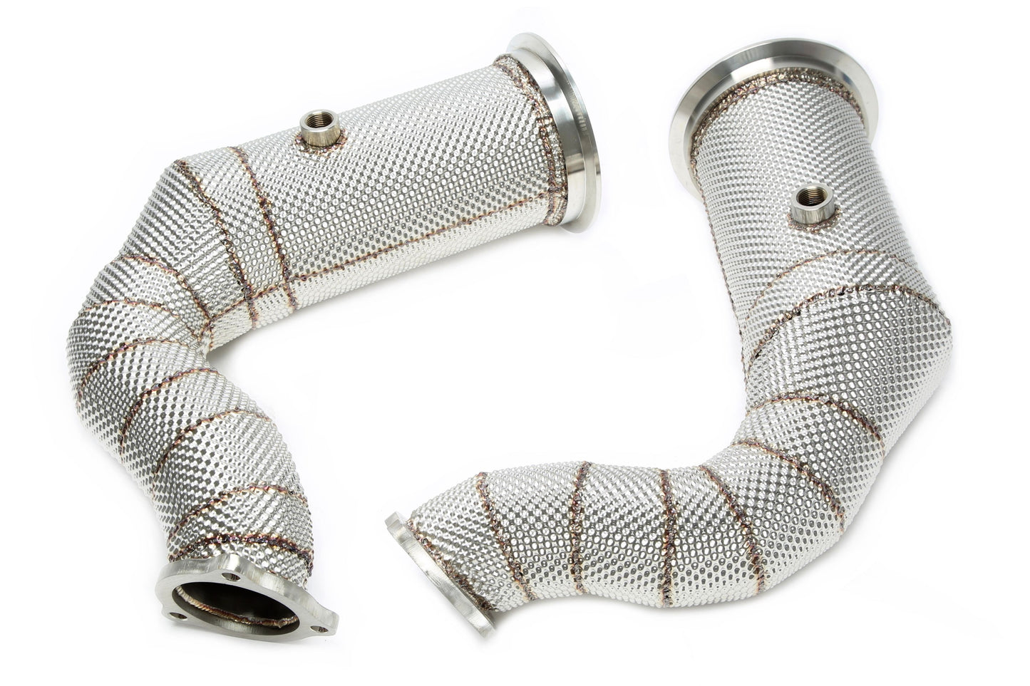 TA Technix Downpipe mit Katalysator+Hitzeschild passend für Porsche Cayenne Turbo Typ 9YA