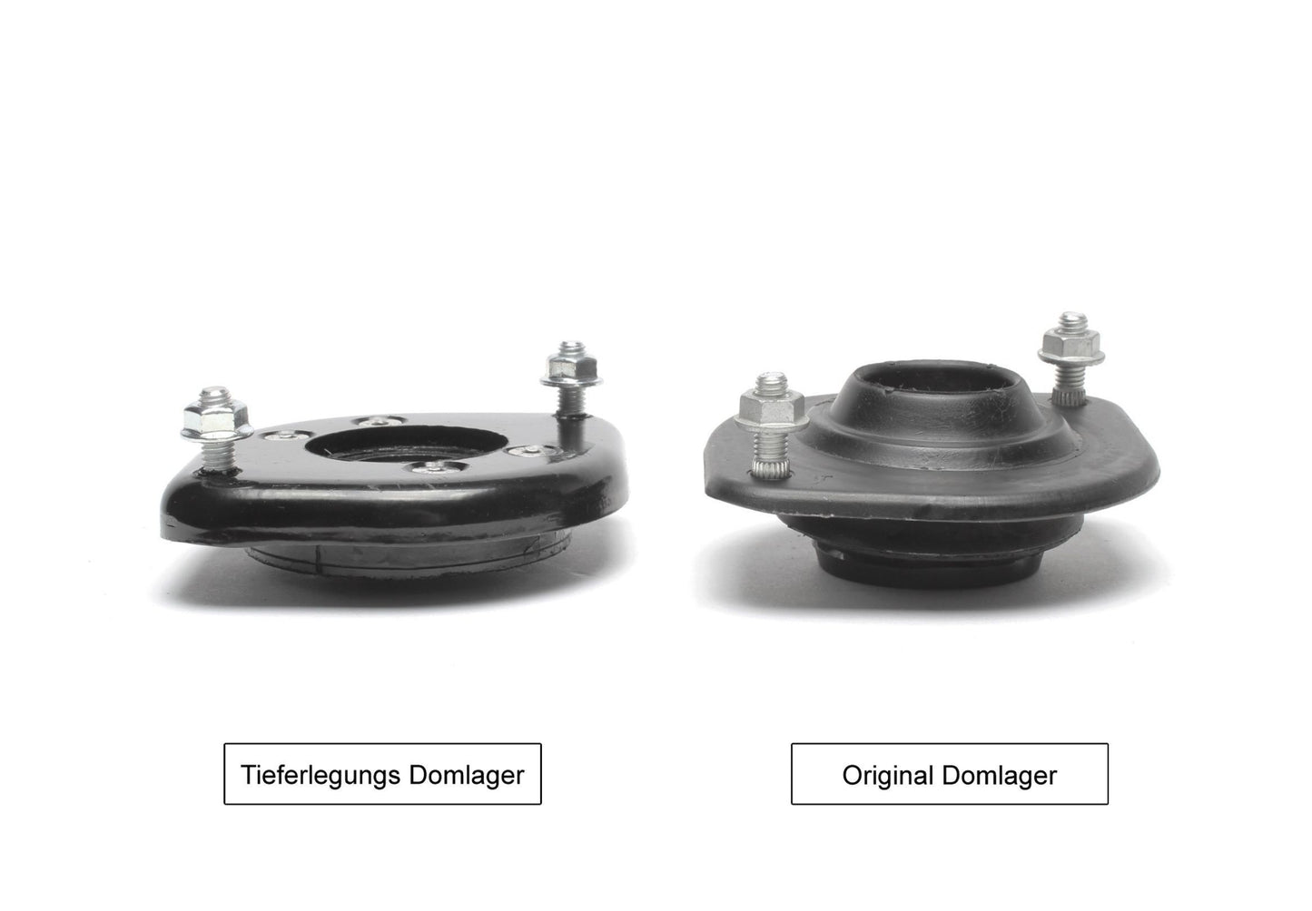 TA Technix Tieferlegungs-Domlager Set / Vorderachse -25mm / Airride / Luftfahrwerk +Gewindefahrwerk / passend für Opel Co...