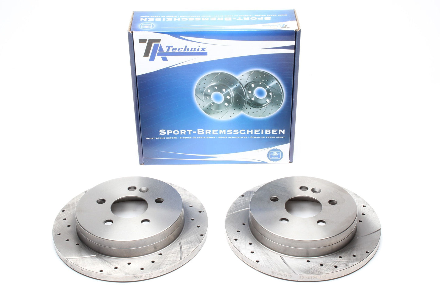 TA Technix Sport Bremsscheiben Satz Hinterachse passend für Mercedes Benz M-Klasse