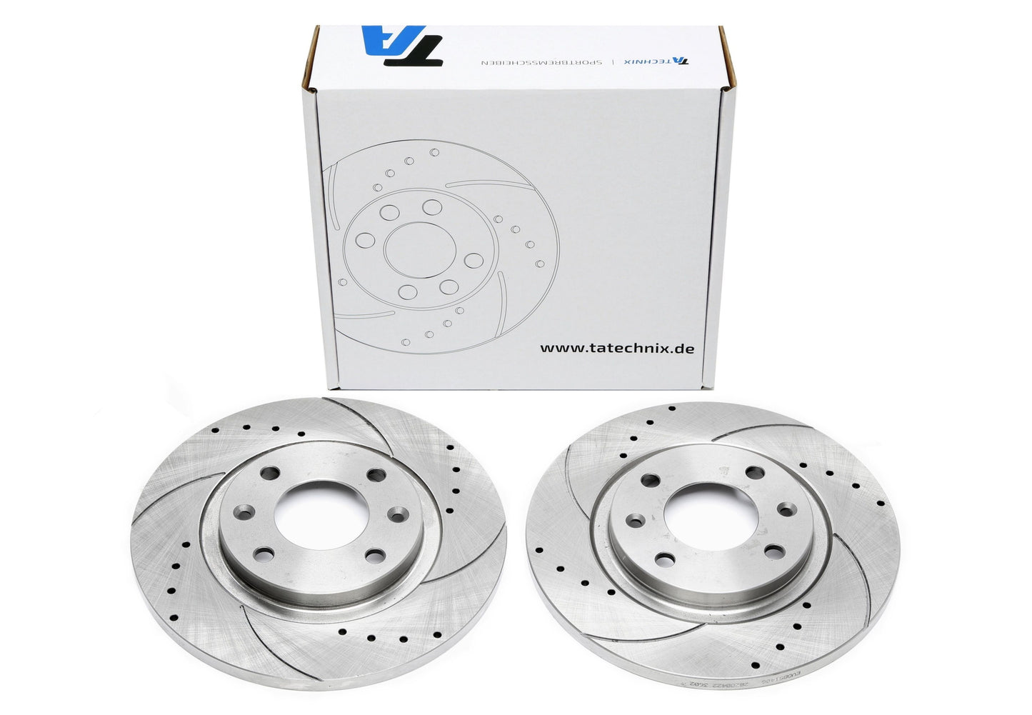 TA Technix Sport Bremsscheiben Satz Vorderachse passend für Citroën Berlingo / Berlingo Kasten / C-Elysee / C2 / C3I / C4...