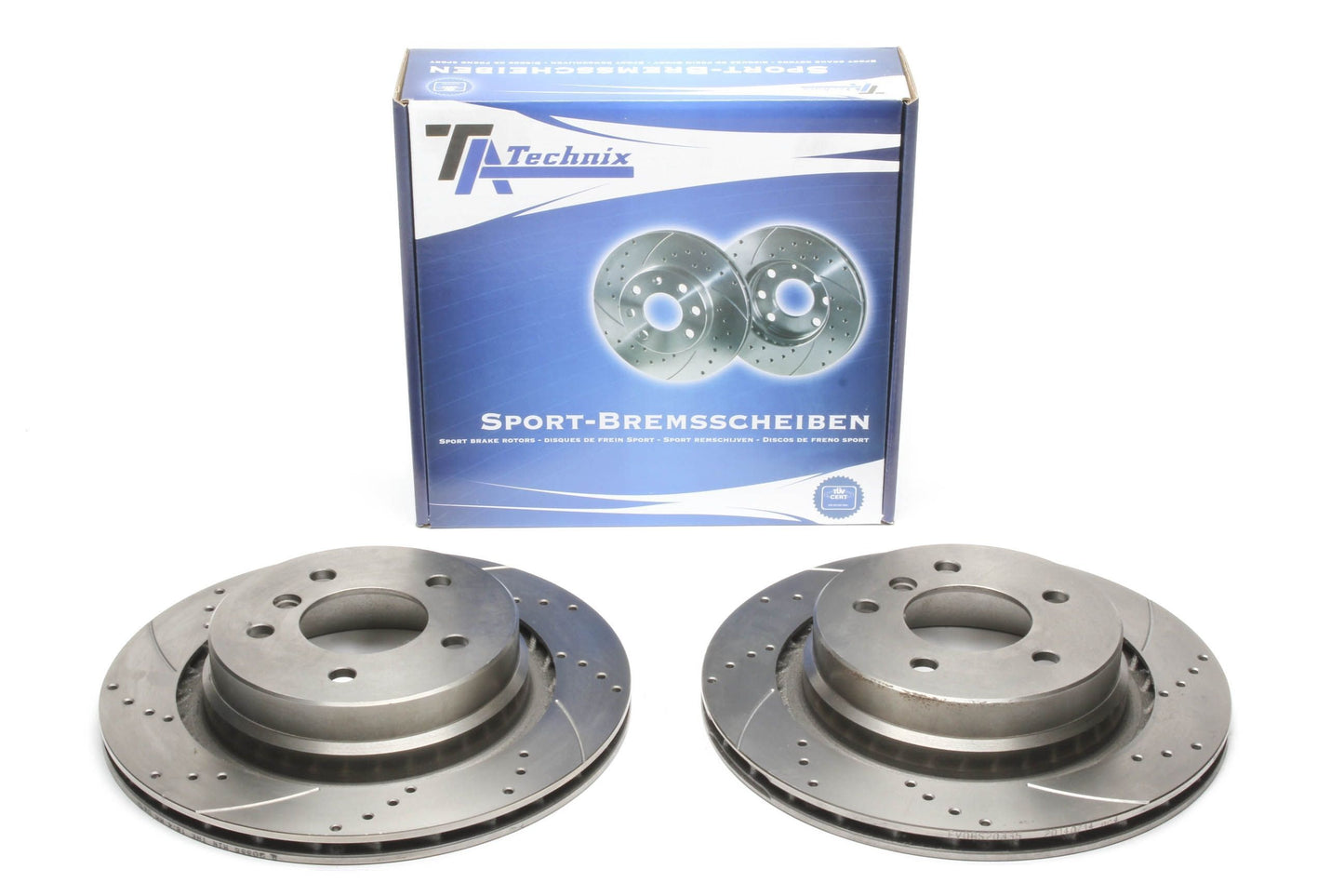 TA Technix Sport Bremsscheiben Satz Hinterachse passend für BMW 3er M3 E36 / Z3 M E36