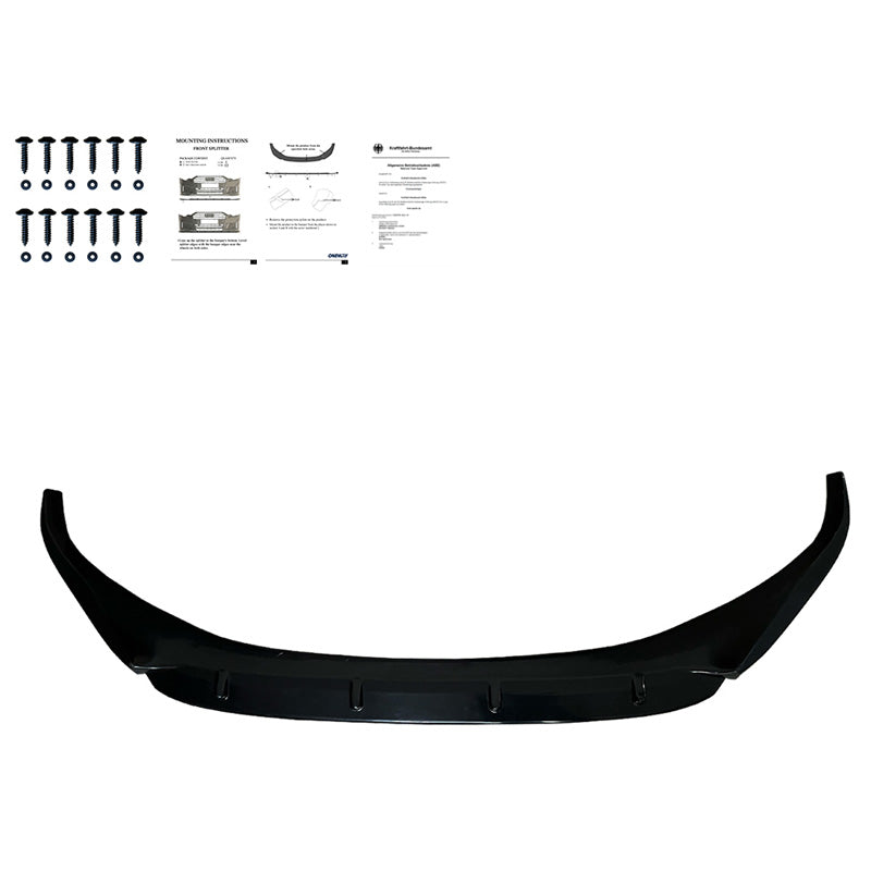 Oneway Frontspoiler passend für Volkswagen Caddy MK5 2020- - Schwarz glänzend