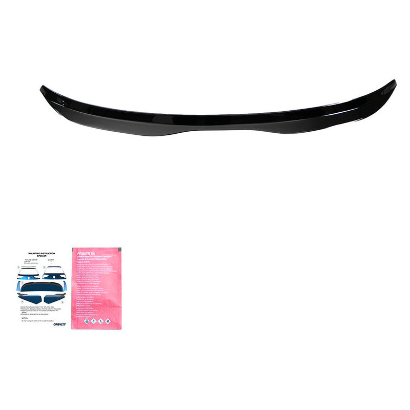 Oneway Dachspoiler (Cap) passend für Seat Leon (5F) HB Cupra 2013-2020 - Schwarz glänzend