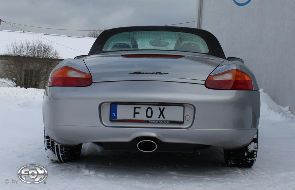 Porsche Boxster Typ 986 Endschalldämpfer Ausgang mittig - 140x90 Typ 32