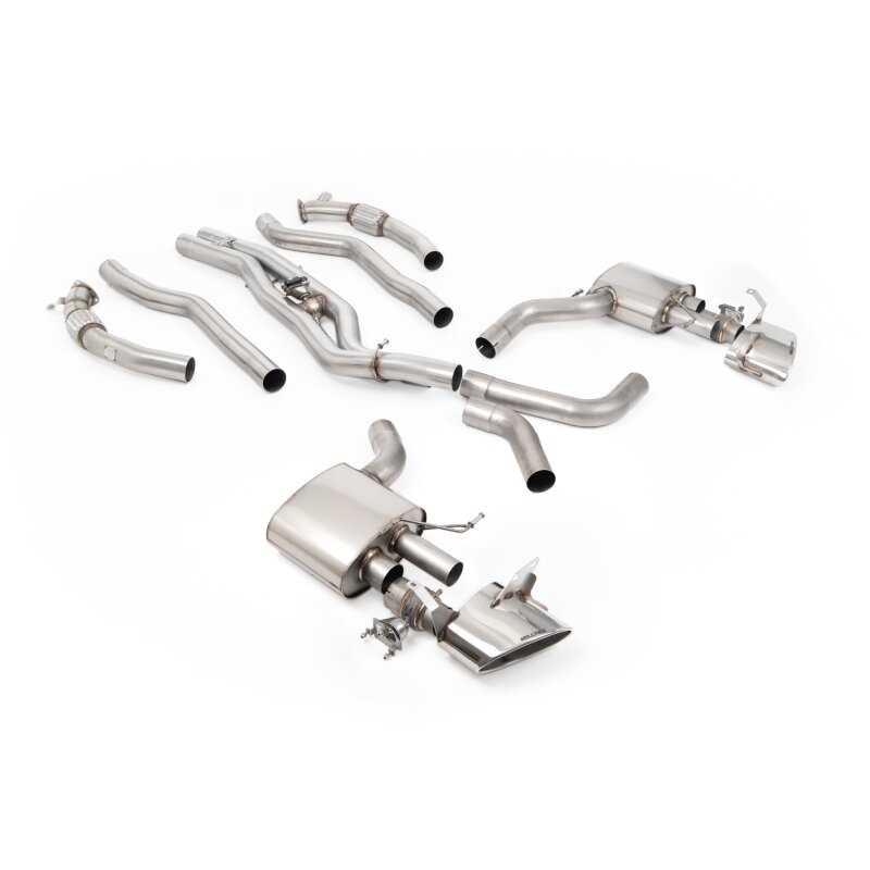 Milltek Sport Sportauspuff passend für Audi RS7 C8 4.0 V8 Bi-Turbo Signature Series Titanium