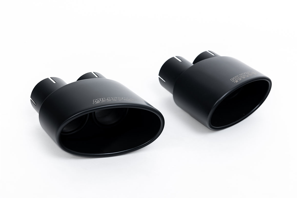 Milltek Sport Sportauspuff passend für Audi S4 & S5 3.0 B8 - schwarze Endrohre