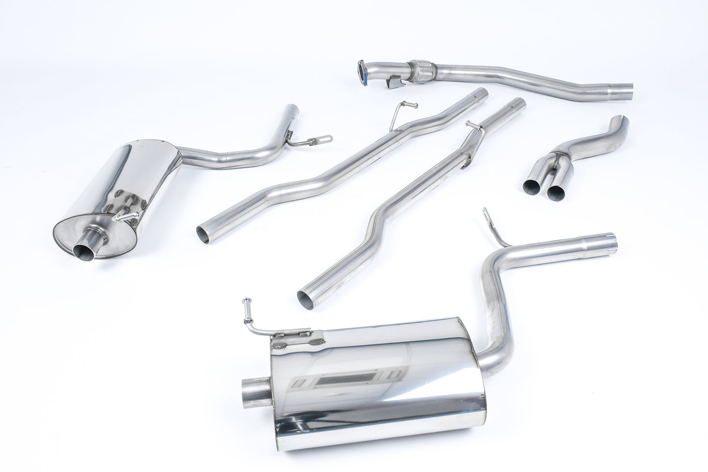 Milltek Sport Auspuffanlage passend für Audi A4 1.8T B6 quattro Saloon Avant 190BHP