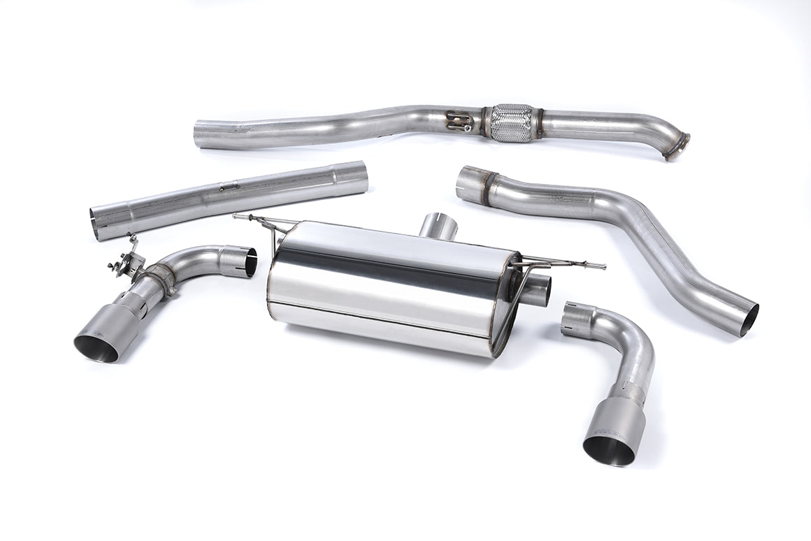 Milltek Sport Auspuffanlage passend für BWM M2 M235i Coupe F22 - titan Endrohre