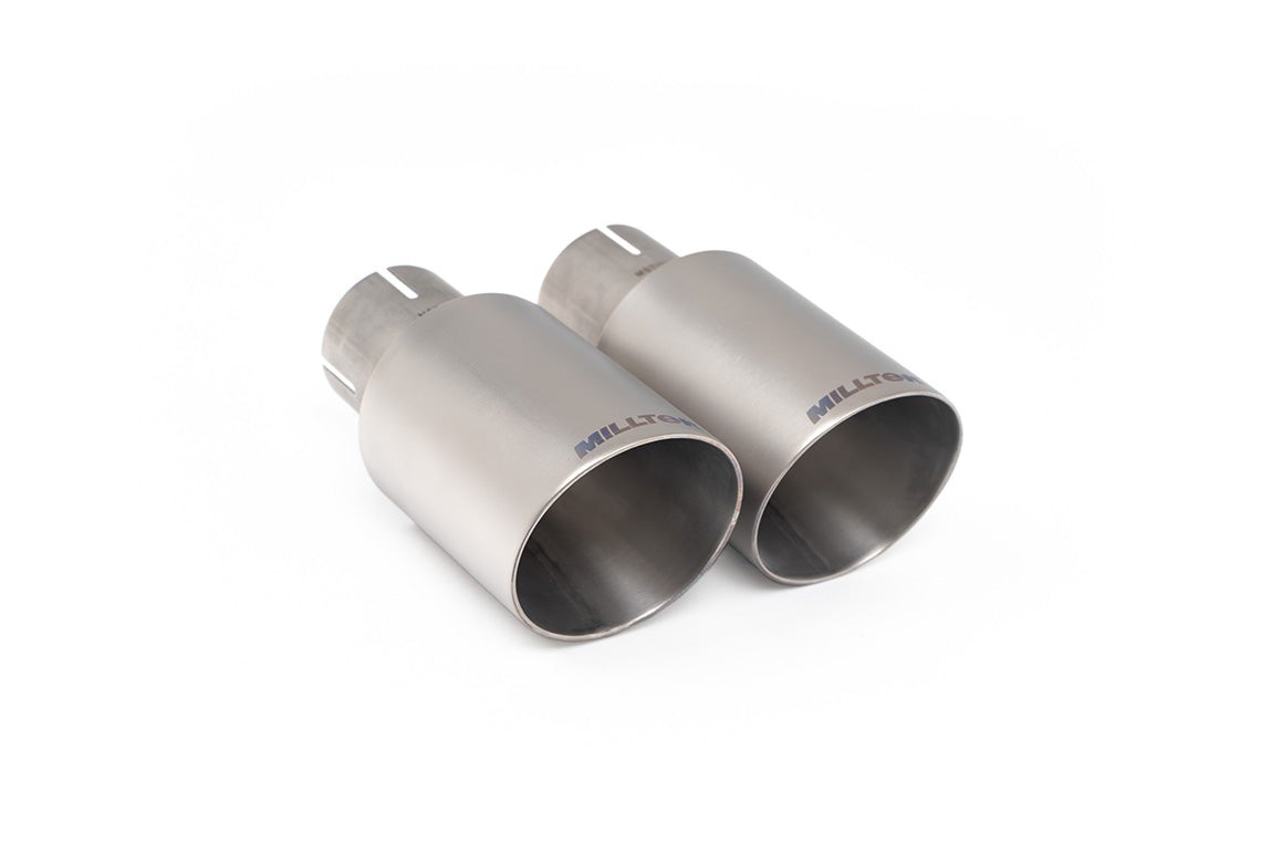 Milltek Sport Rennsport Abgasanlage passend für Ford Fiesta Mk7/7.5 1.0 mit Zetec S Heckschürze - non-resonated - titan En...